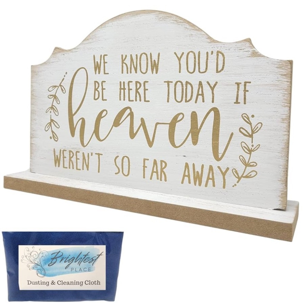 Rustic White and Tan Decorative Sign